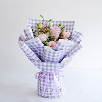Audrey (Purple Rose Bouquet)
