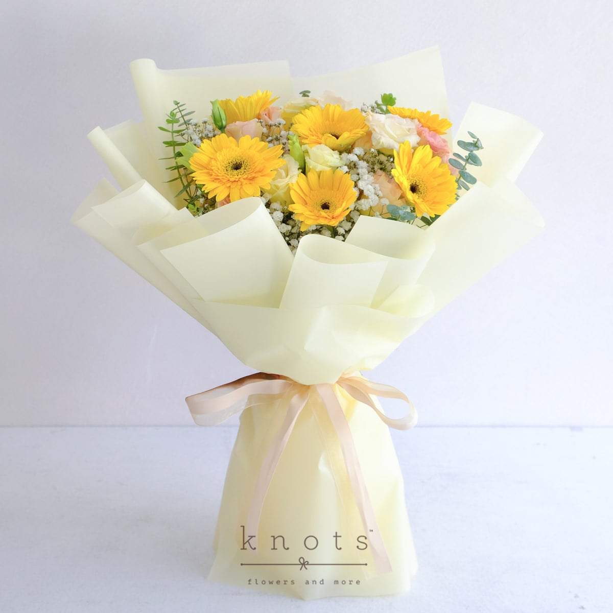 Summer Bloom (Yellow Gerbera Bouquet)