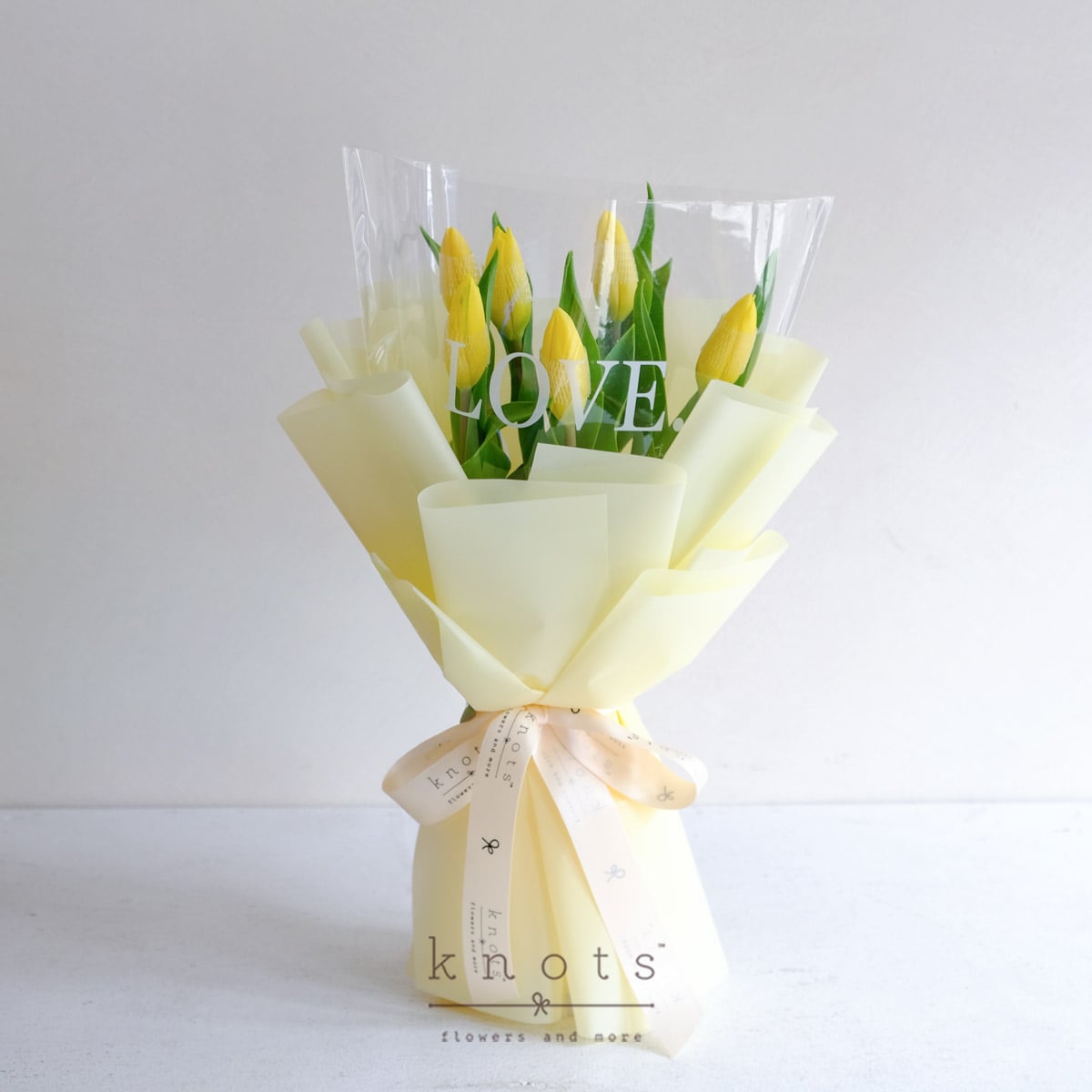Perfect Love (6 Yellow Tulips Bouquet)