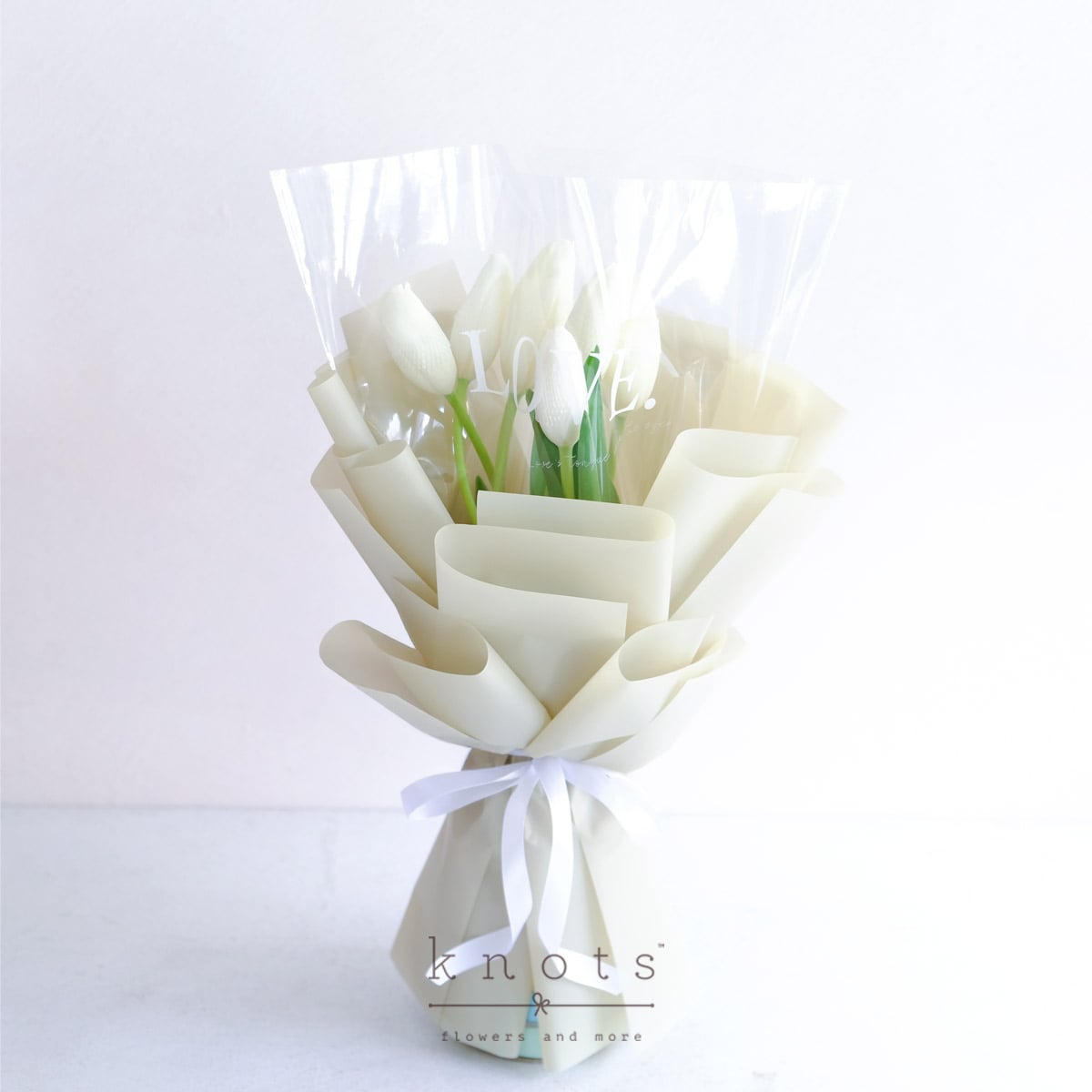 Perfect Love (White Tulips Bouquet)