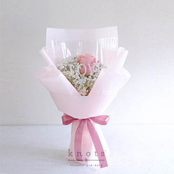 Delighted Hearts (Pink Ecuadorian Rose Bouquet)