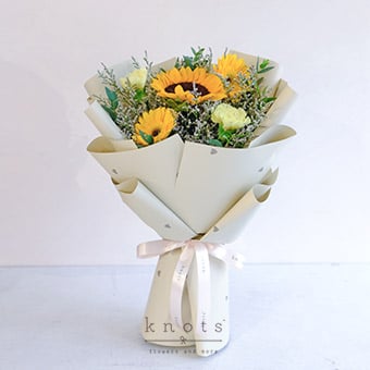Smiling Sunrise (Sunflower & Gerbera Bouquet)