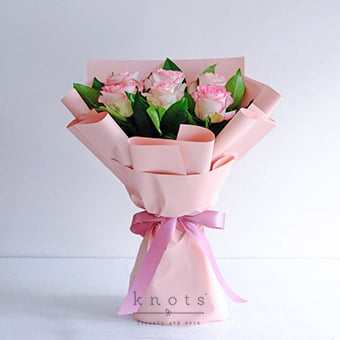 Sweet Moments (Two-Toned Pink Roses Bouquet)