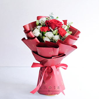 Love of My Life (Red Ecuadorian Rose Bouquet)