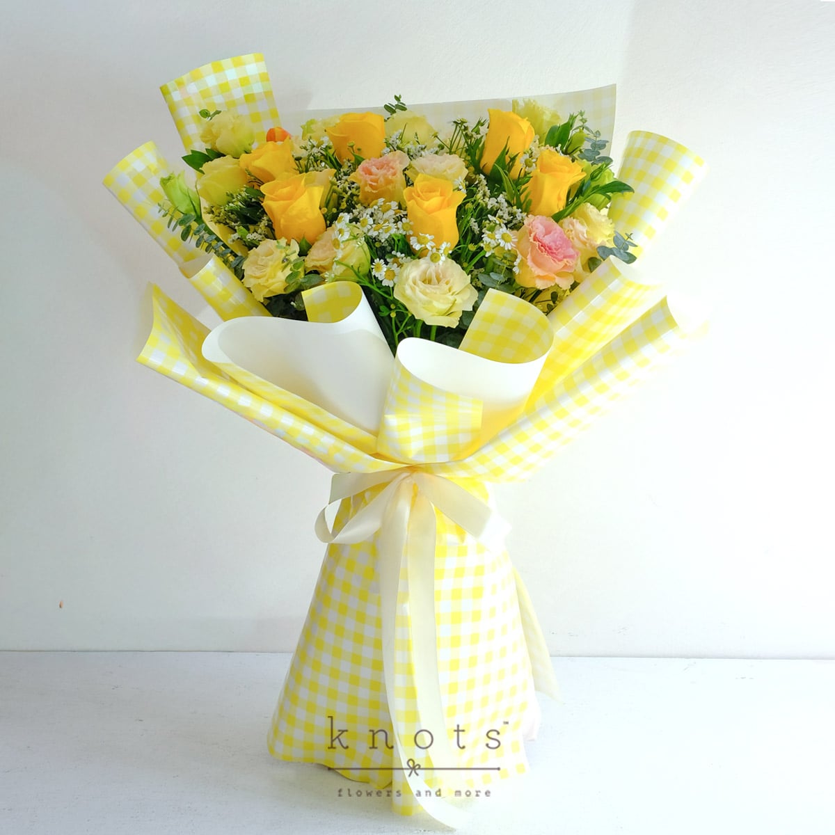 Every Summertime (Yellow Roses & Tulips Bouquet)