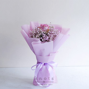Nicolette (Purple Rose Bouquet)