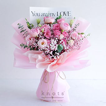 Pink Peonies Bouquet