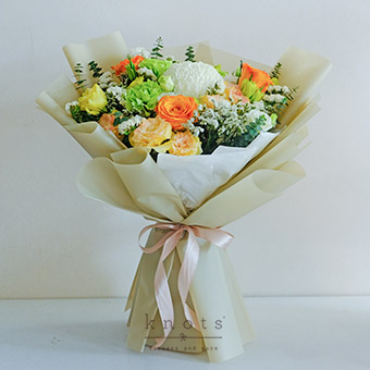 Samantha (Orange Roses Bouquet)