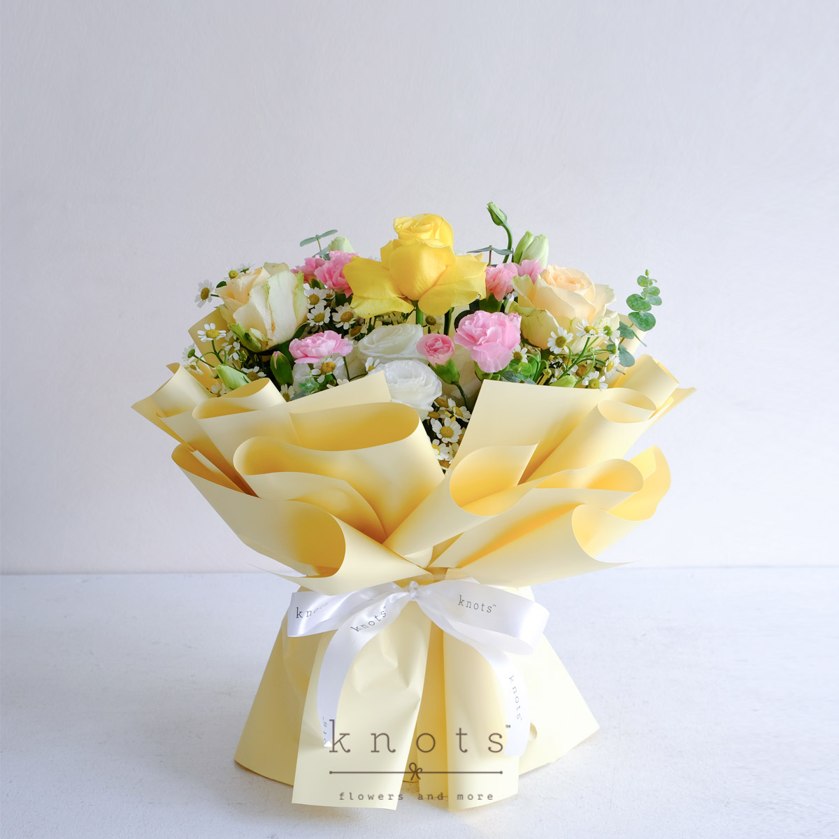 Blooming Day (Yellow and Peach Bouquet Arrangement)