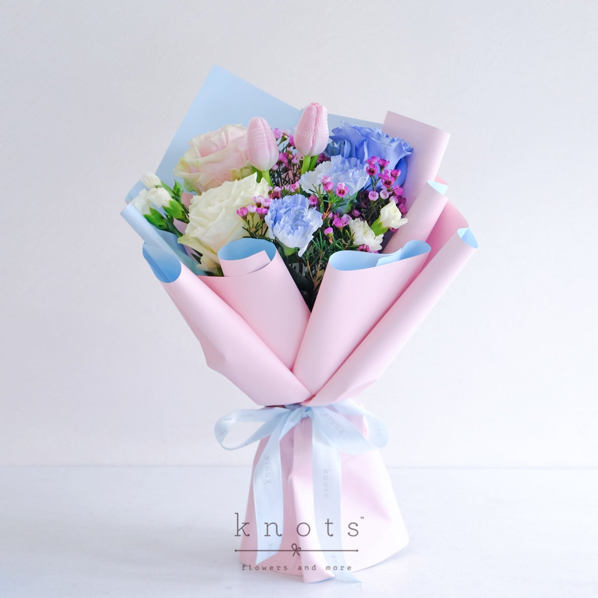 Pretty You (Ecuadorian Rose, Tulips, and Carnation Bouquet)