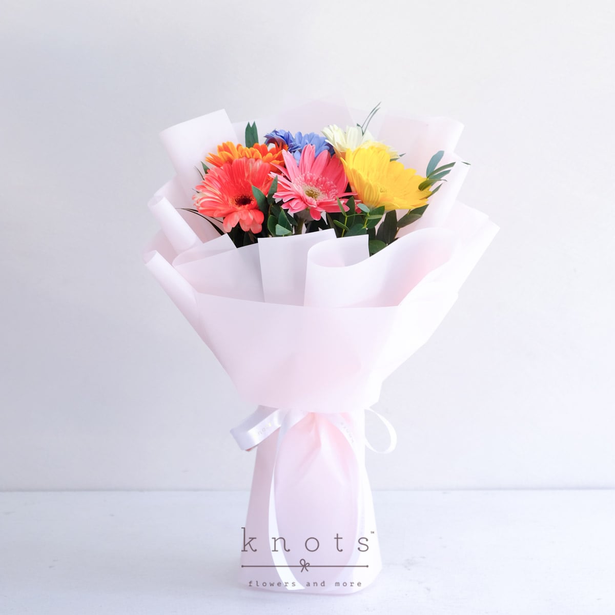 Vibrant Dreams (Mixed Colored Gerbera Bouquet)