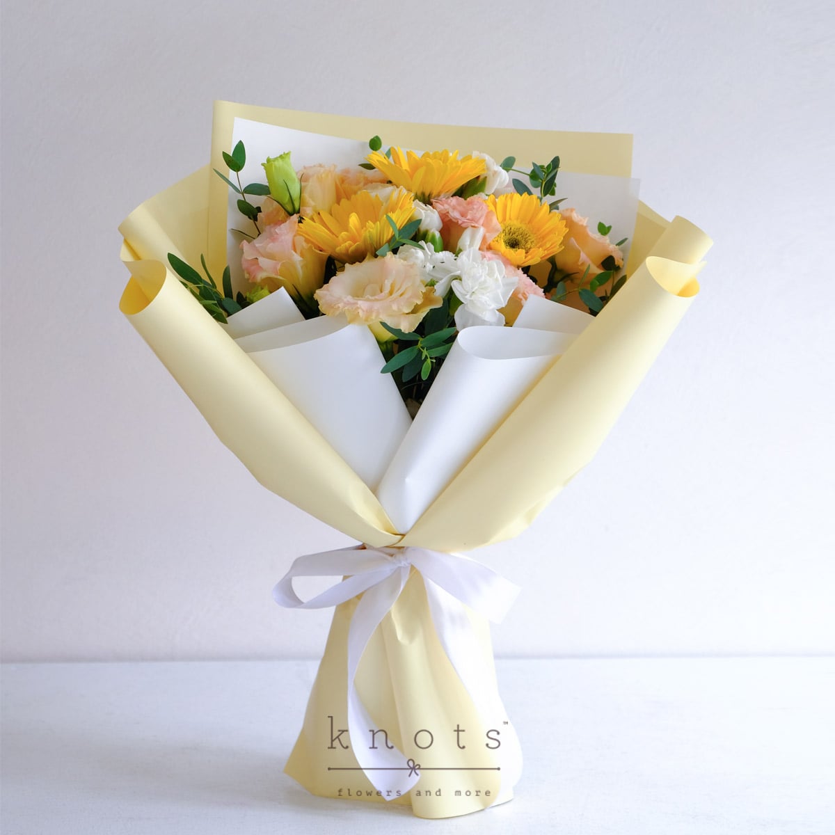 Sunshine Embrace (Yellow Gerbera Bouquet)