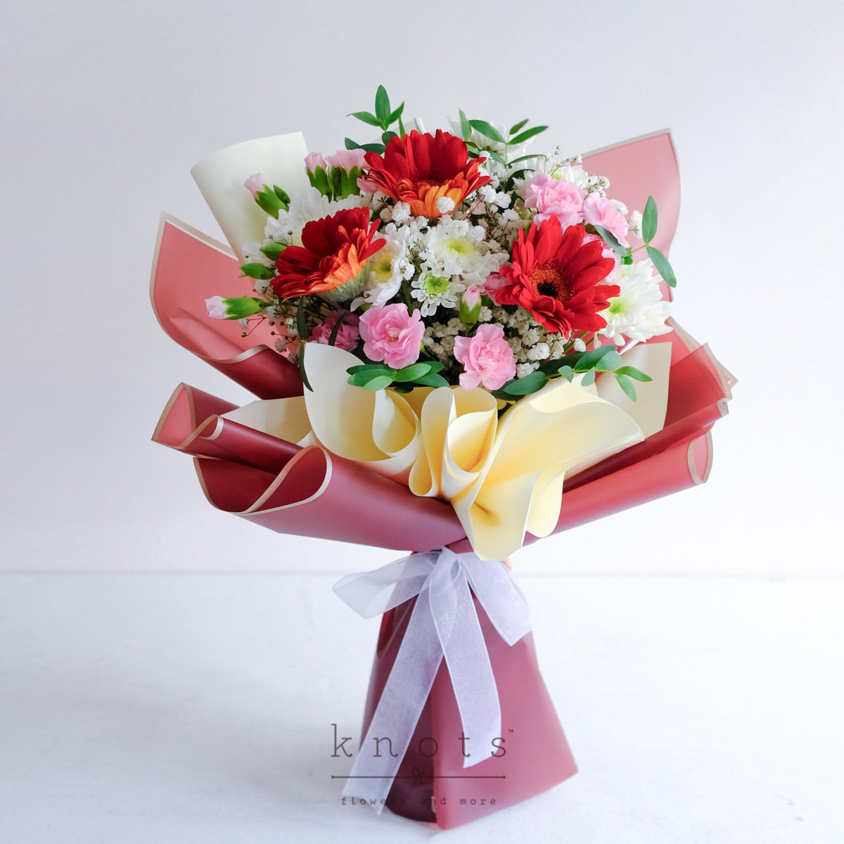 Heartbeat Blooms (Red Gerbera Bouquet)