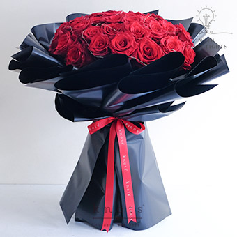 36 Red Ecuadorian Roses Bouquet