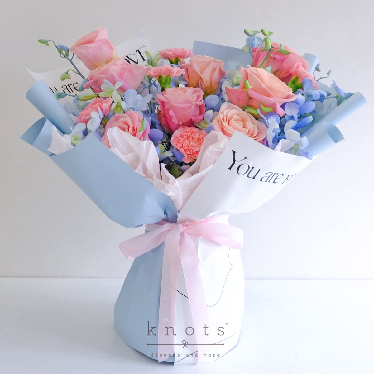 Afterglow (Pink Ecuadorian Roses Bouquet)