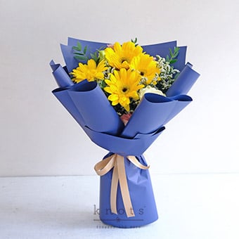 Daisy Daze (Yellow Gerbera Bouquet)
