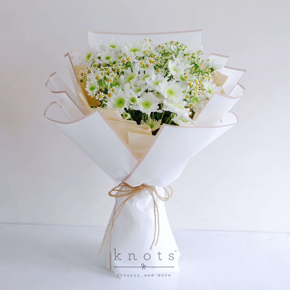 Stillness in White (Chrysanthemum Bouquet)