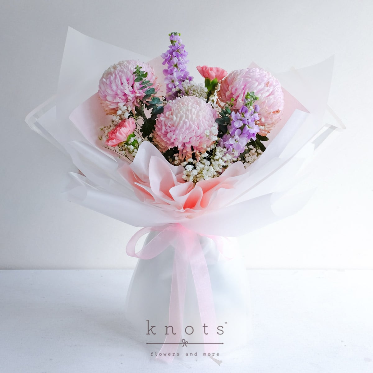 A Kiss of Pink (Mixed Flowers Bouquet)
