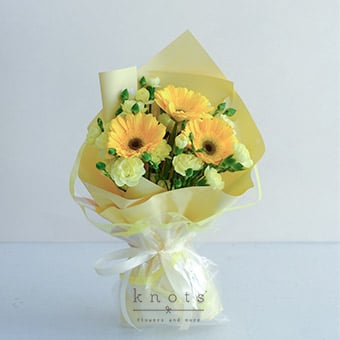 Sunny Delight (Yellow Gerbera Bouquet)