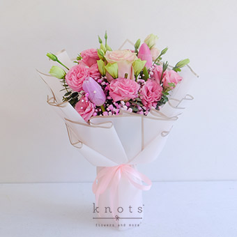 Spring Time (Ecuadorian Rose and Tulips Bouquet)