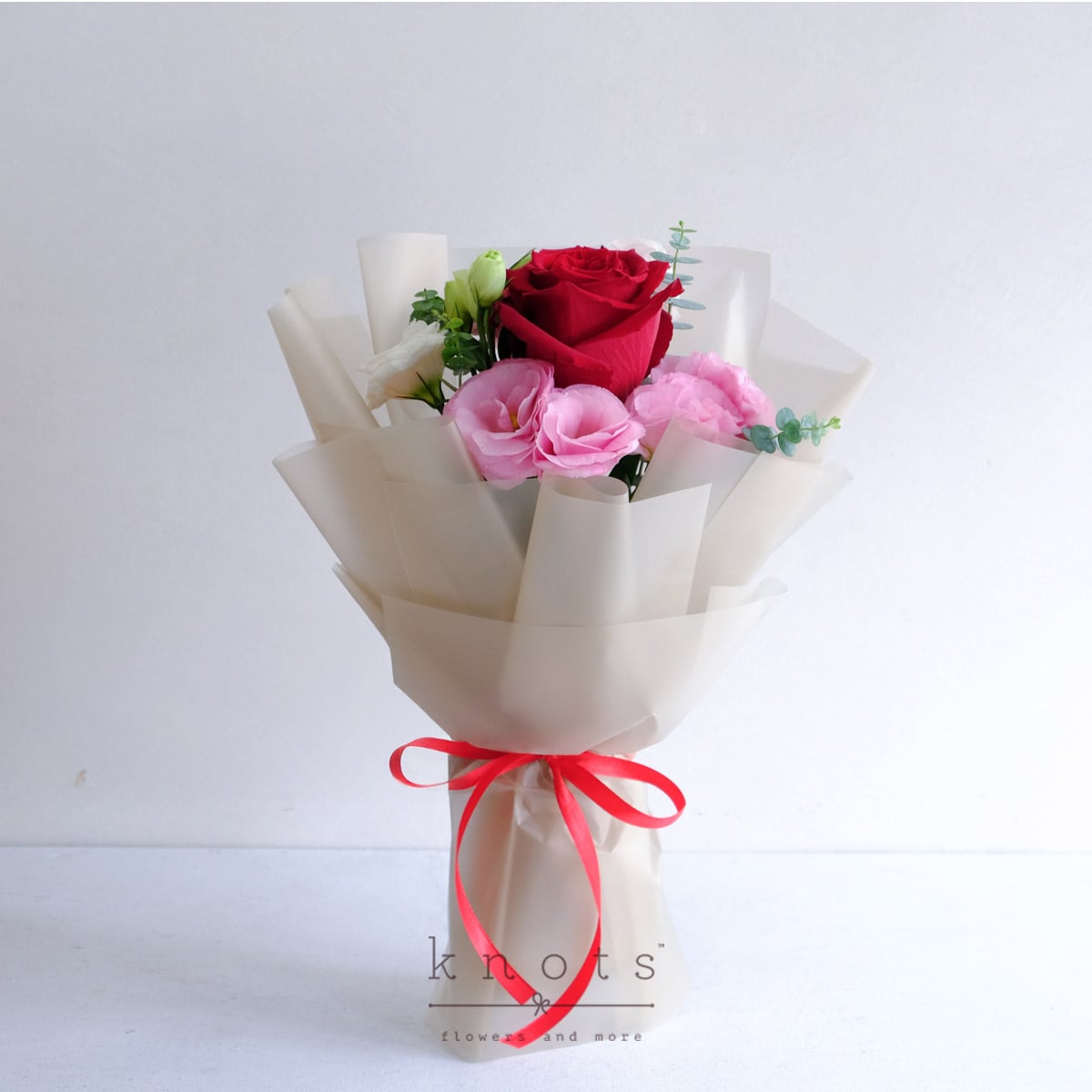 Subtle Affections (Red Ecuadorian Rose Petite Bouquet)