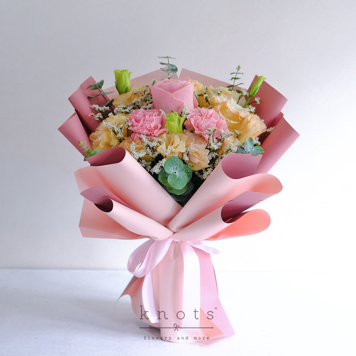Her Smile (Pink Ecuadorian Rose Bouquet)