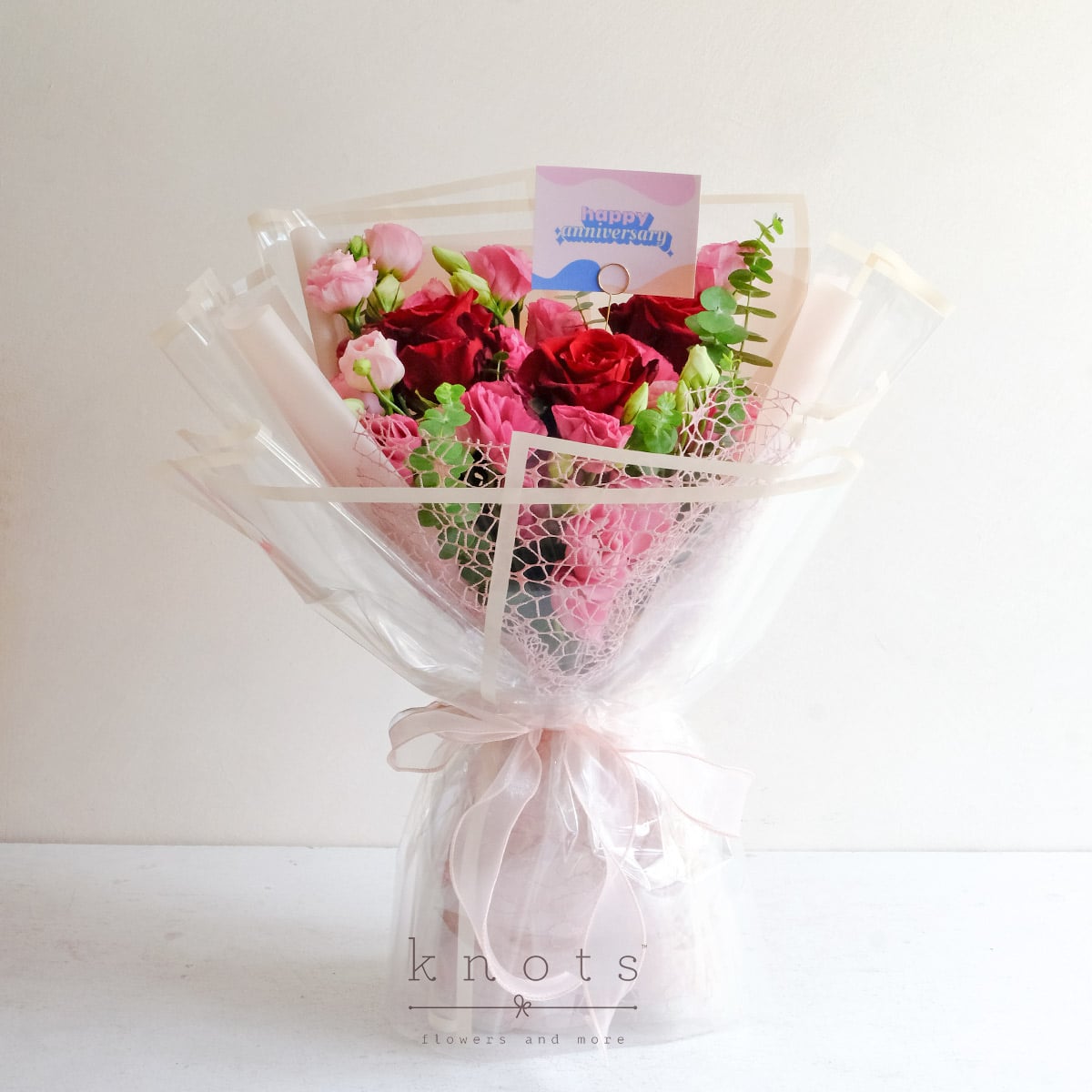 Forever in My Dreams (Red Ecuadorian Roses Anniversary Bouquet)