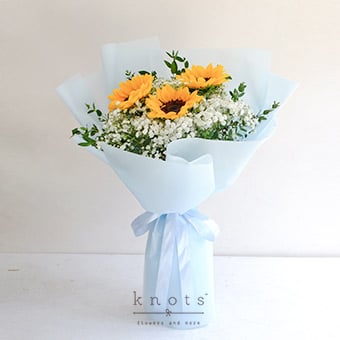 You’re my Sunrise (3 Sunflower Bouquet)