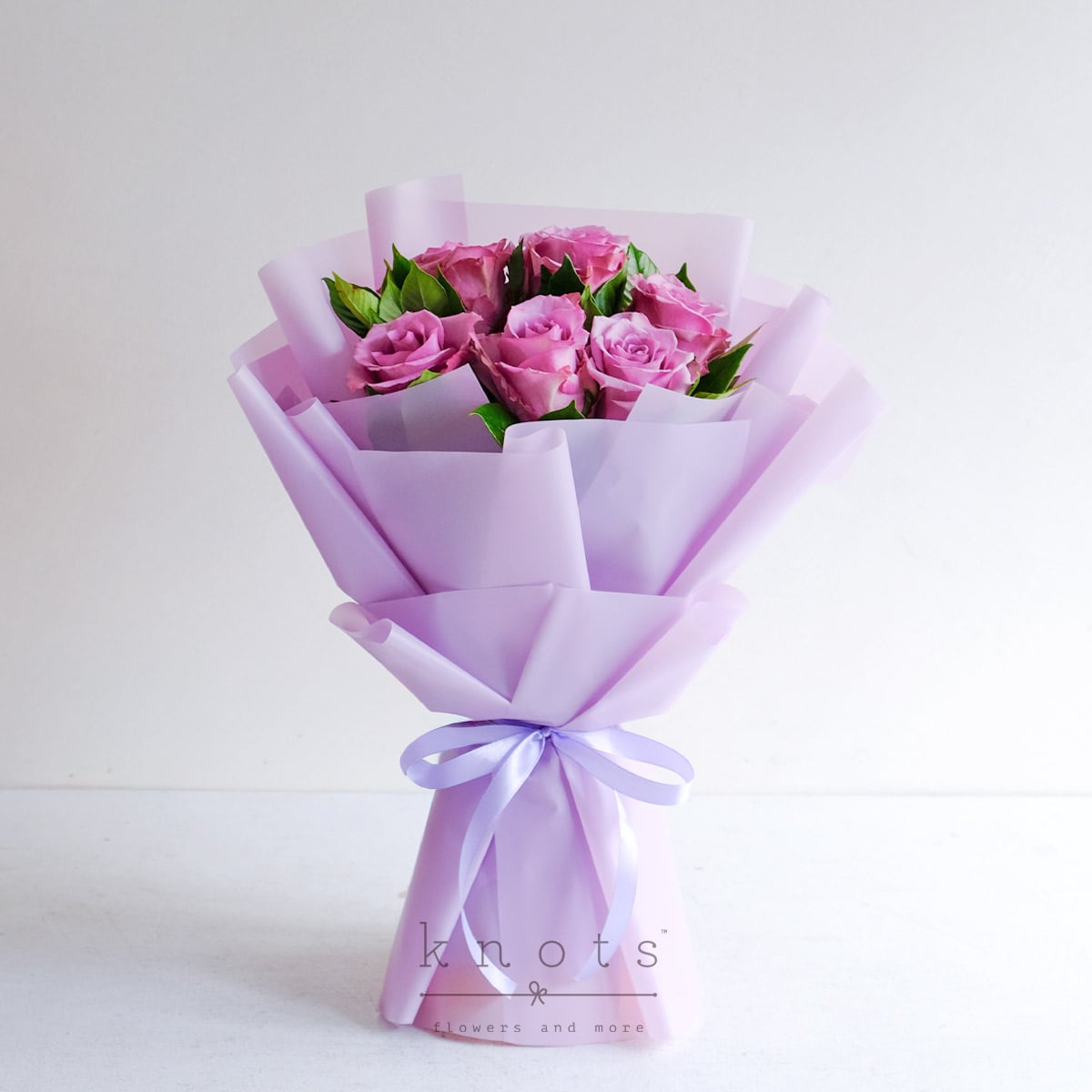 Magnificent Mauve (Purple Roses Bouquet)