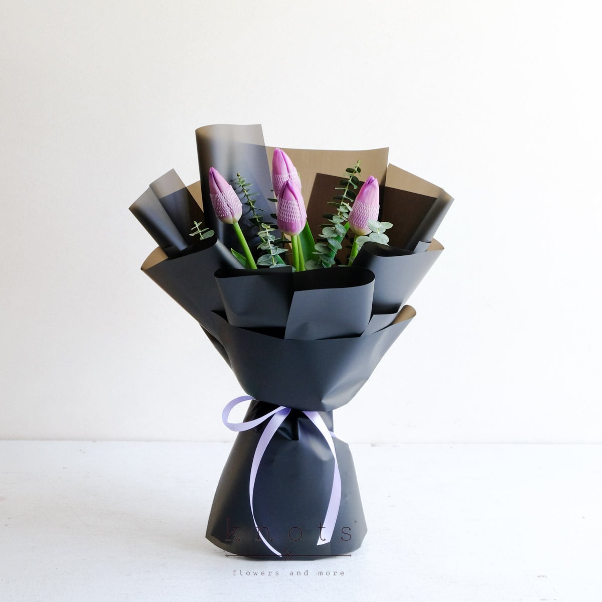Mindy (Purple Tulips Bouquet)