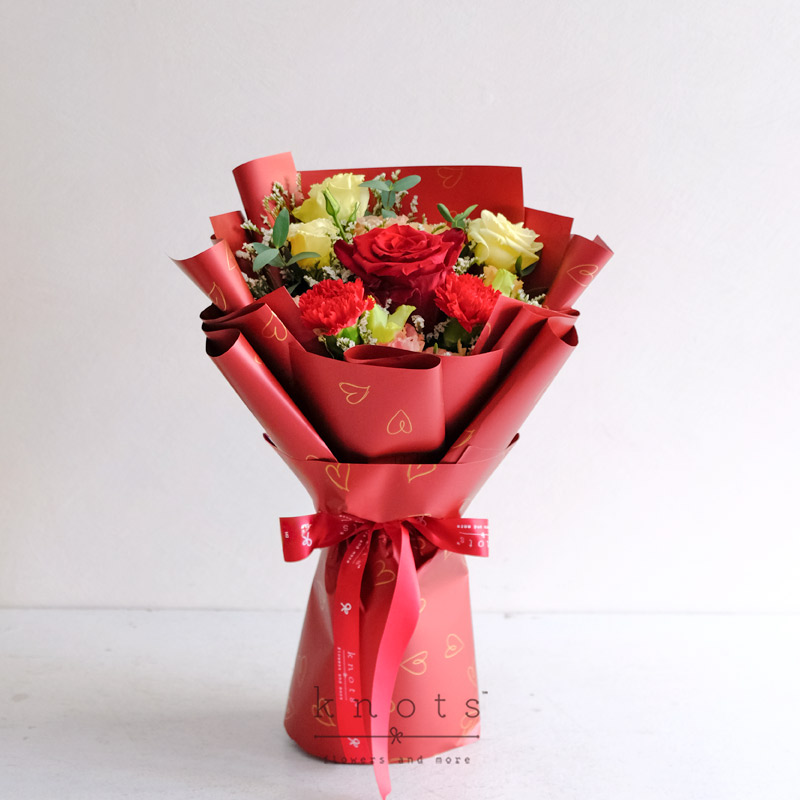 Crimson Crush (Red Ecuadorian Rose Bouquet)