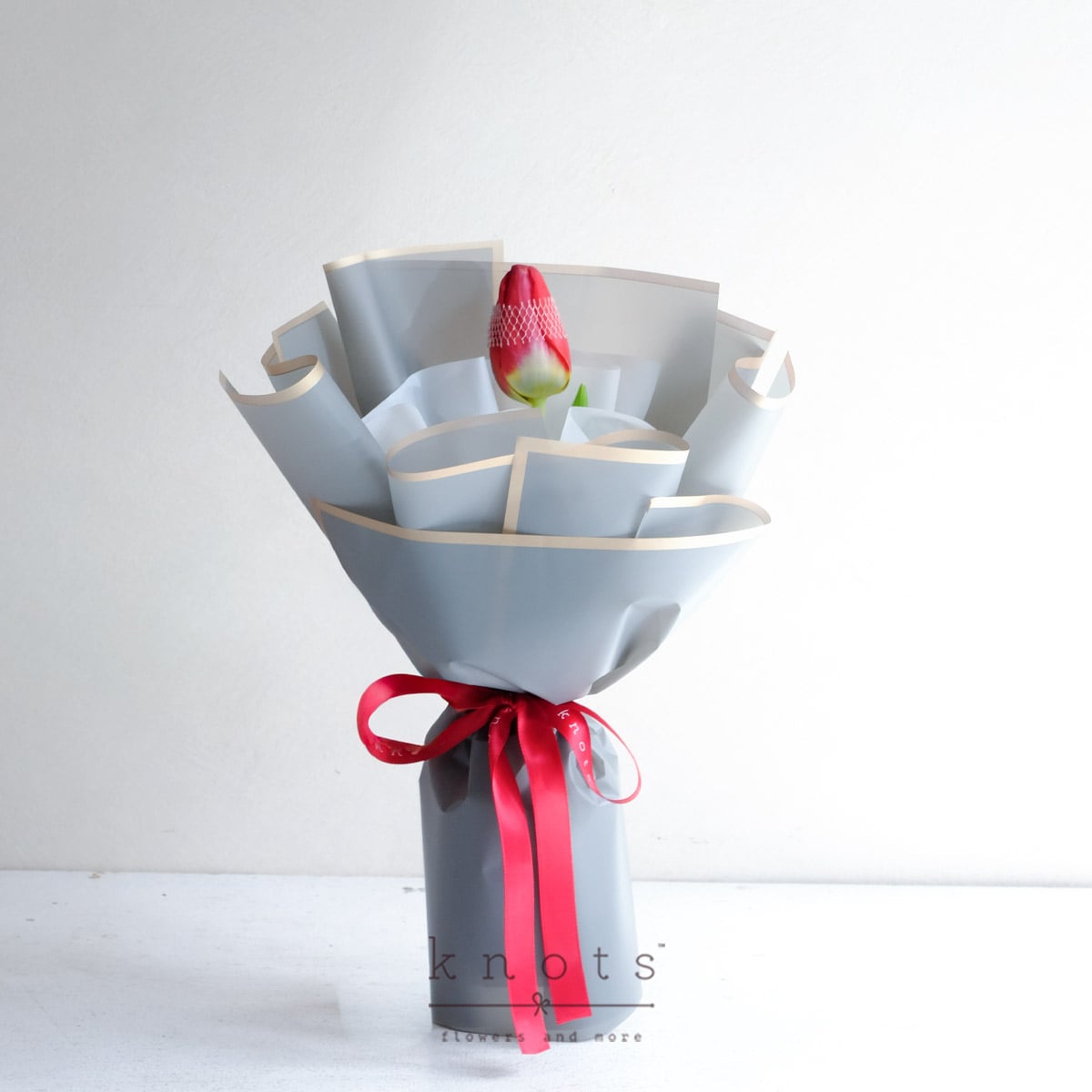 Ria (Red Tulip Bouquet)