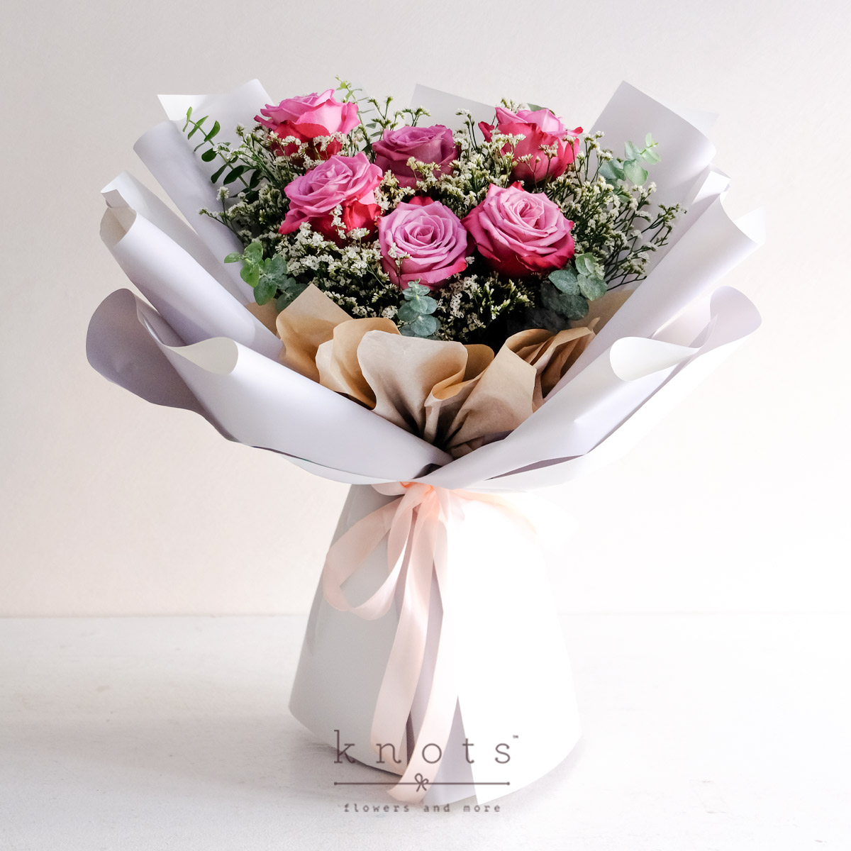 Floral Bliss (Purple Ecuadorian Roses Bouquet)