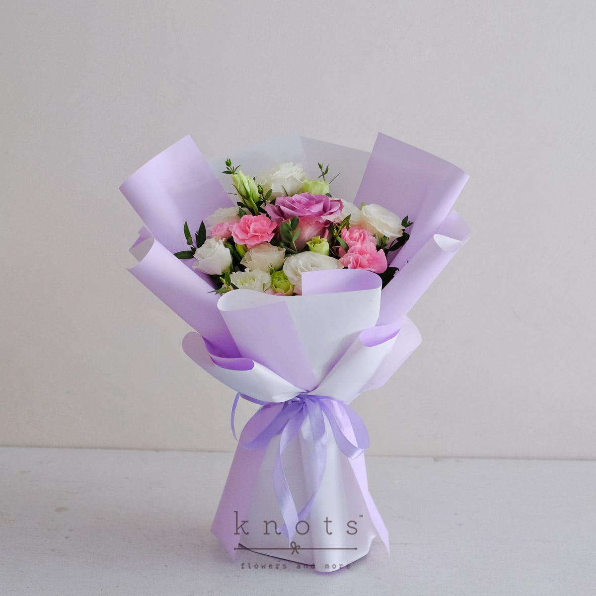 Enchanted Heart (Purple Rose Bouquet)