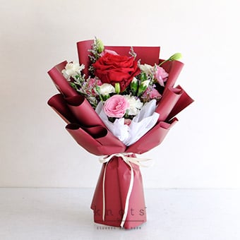 First Love (Red Ecuadorian Rose Bouquet)