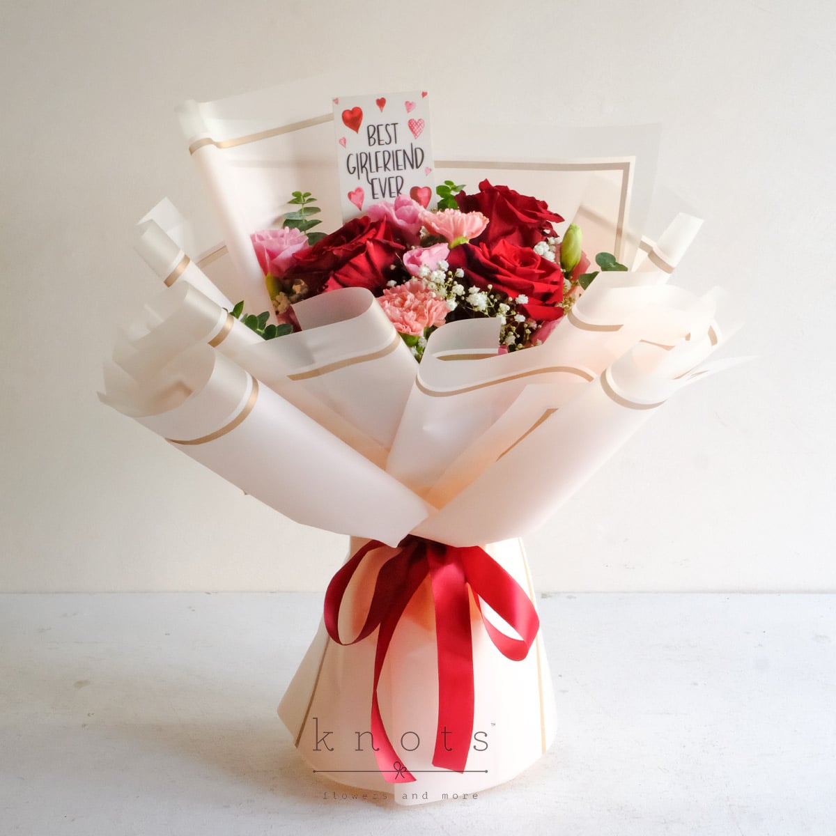 Scarlet Embrace (Red Ecuadorian Rose Bouquet)