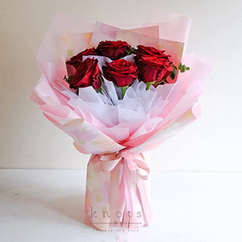 Love Unveiled (Red Ecuadorian Roses)