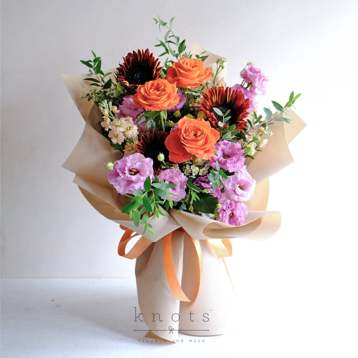 Autumn Embrace (Mixed Flowers Bouquet)
