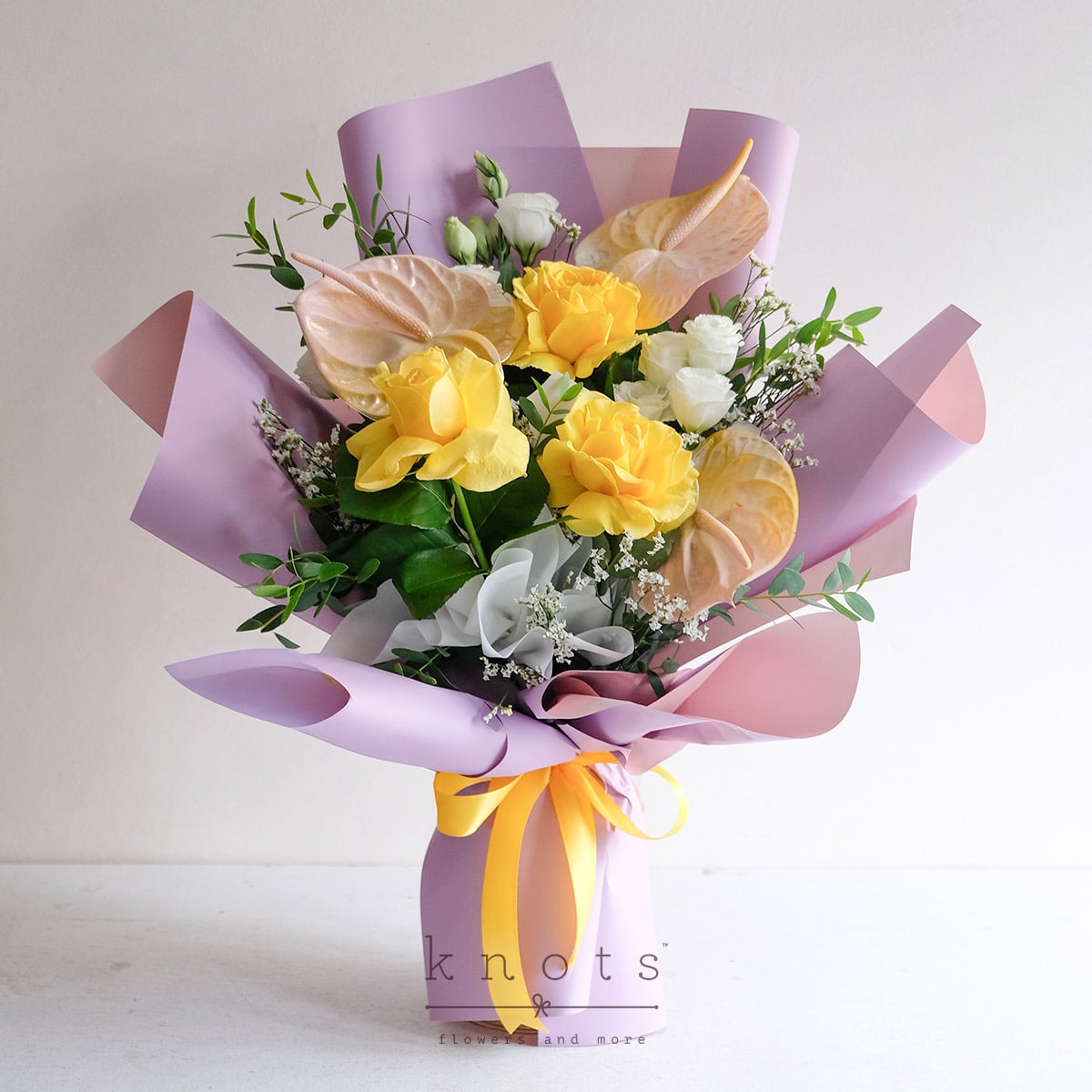 Lemon Whimsy (Yellow Roses Bouquet)