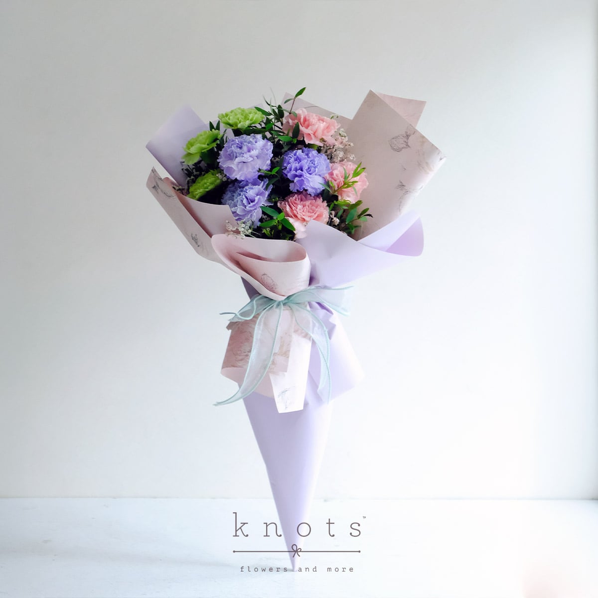 Plum Petals (Carnation Bouquet)