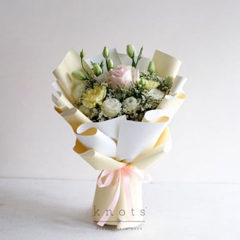 Buttercream Blush (Pink Rose Bouquet)