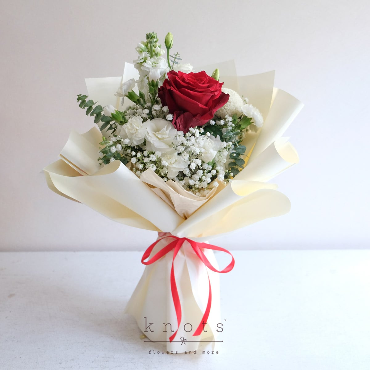 One Red Kiss (Red Ecuadorian Rose Bouquet)