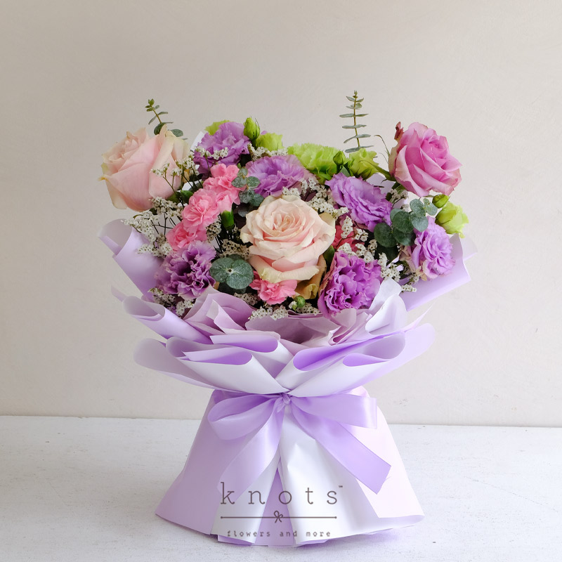 Celestial Lush (Pink Ecuadorian Roses Bouquet)