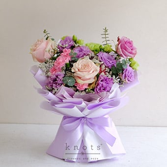 Celestial Lush (Pink Ecuadorian Roses Bouquet)