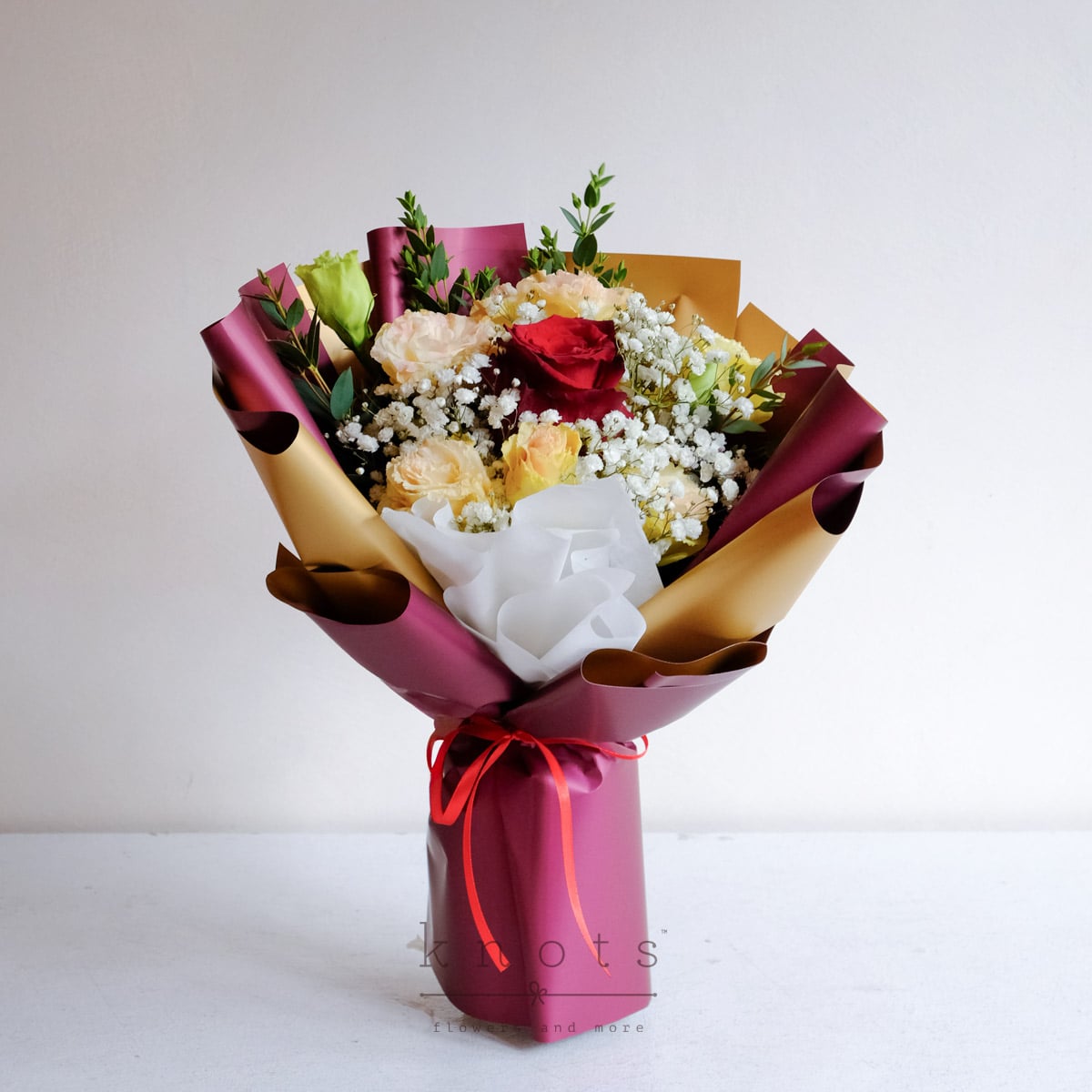 Midnight Glow (Red Ecuadorian Rose Bouquet)
