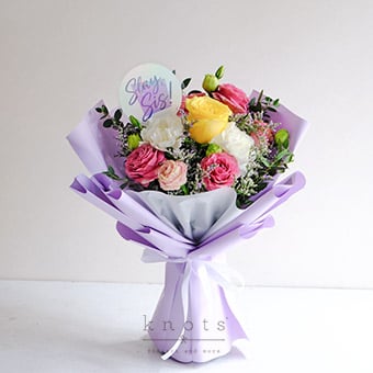 The Icon (Yellow Rose Bouquet)