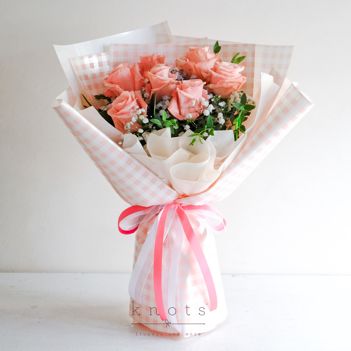 Eternal Affection (Pink Ecuadorian Roses Bouquet)