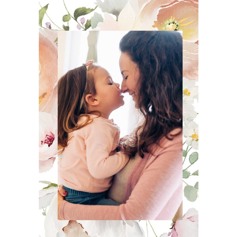 Floral Border Photo Print