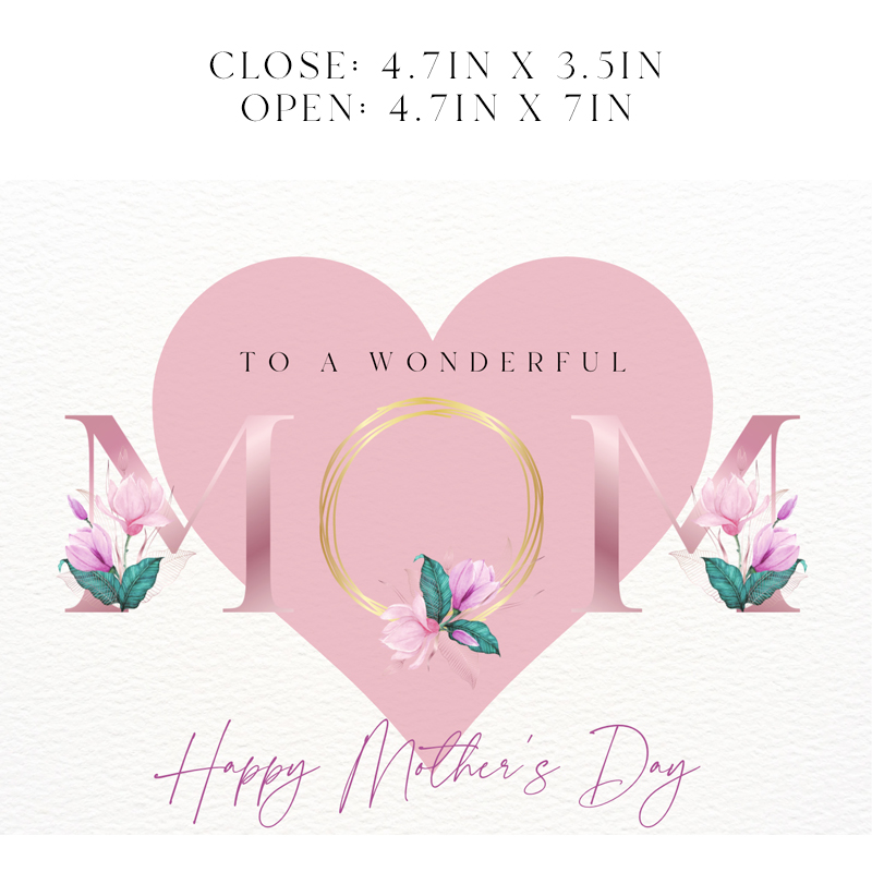 Wonderful Mom, Happy Mday!