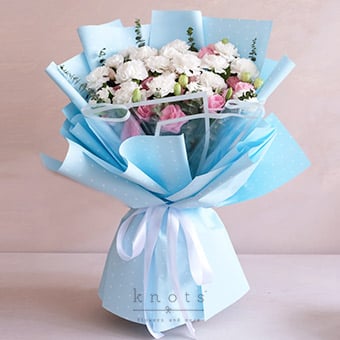 Pure Embrace (Carnation Bouquet)
